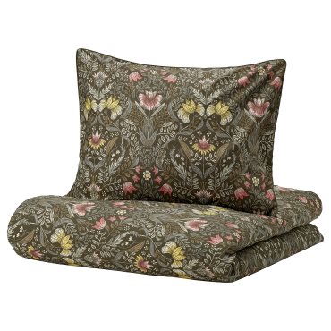 KÄRRDUNÖRT, duvet cover and pillowcase, 150x200/50x60 cm, 105.363.22