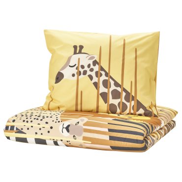 SANDLÖPARE, duvet cover and pillowcase, 150x200/50x60 cm, 106.032.41