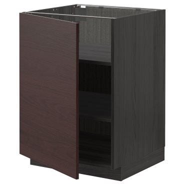 METOD, base cabinet with shelves, 60x60 cm, 194.660.94
