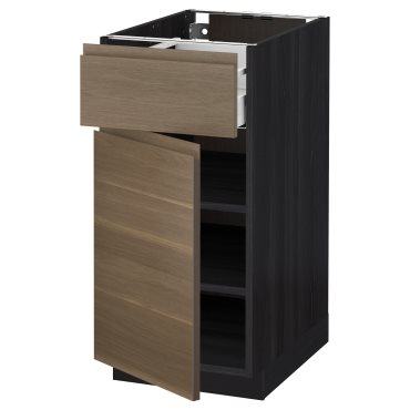 METOD/MAXIMERA, base cabinet with drawer/door, 40x60 cm, 194.664.14