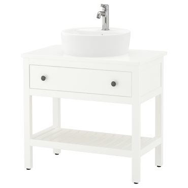 HEMNES/TORNVIKEN, open wash-stand with drawer/wash-basin/tap, 82x48x90 cm, 195.468.59