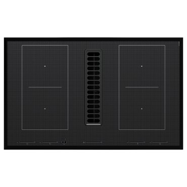 TÄCKNAN, induction hob/interior extractor with recirculation kit/IKEA 500, 83 cm, 196.125.14