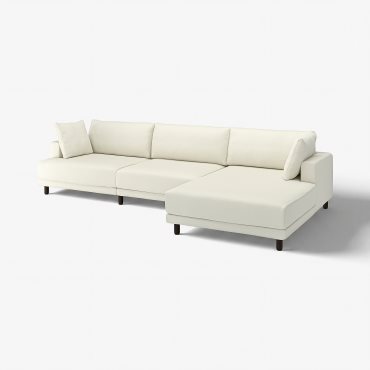 UPPÅKRA, 4,5-seat modular sofa with chaise longue, right, 196.141.36