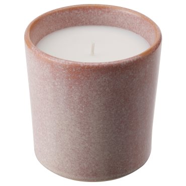 LUGNARE, scented candle in ceramic jar/Jasmine, 50 hr, 205.021.90
