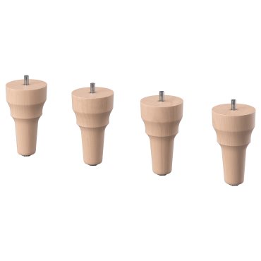 ESSEBODA, πόδια για καναπέ, 4 τεμ., 205.255.49