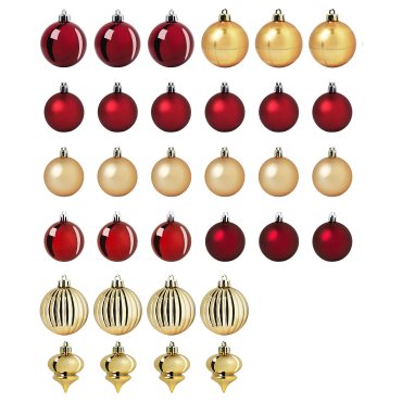 VINTERFINT, decoration bauble, set of 32, 205.549.85