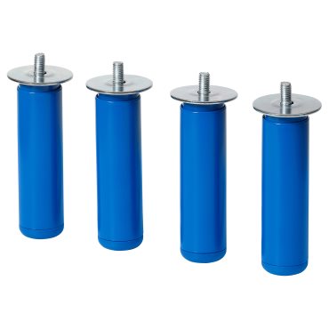 LÄTTHET, leg/metal 4 pack, 11 cm, 205.596.38