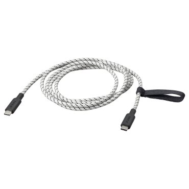 RUNDHULT, USB-C σε USB-C, 1.5 m/100 W, 205.811.06