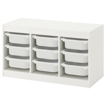 TROFAST, storage combination with boxes, 292.284.70