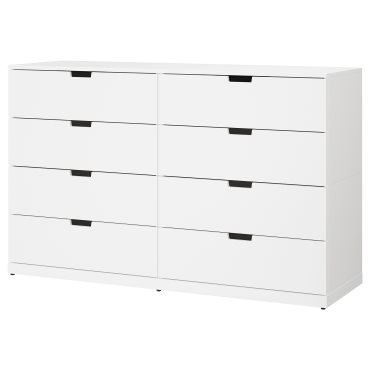 NORDLI, chest of 8 drawers, 160x99 cm, 292.395.05