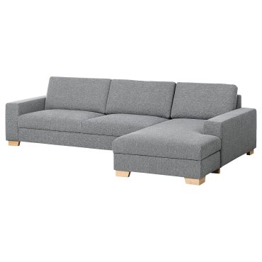 SÖRVALLEN, 4-seat sofa with chaise longue/right, 293.147.88