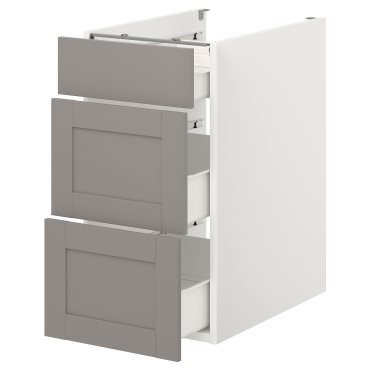 ENHET, base cabinet with 3 drawers, 293.209.68