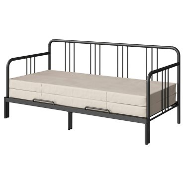FYRESDAL, κρεβάτι επισκέπτη day bed με 2 στρώματα, 80x200 cm, 293.909.61
