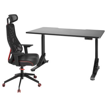 UPPSPEL/MATCHSPEL, γραφείο/καρέκλα gaming, 140x80 cm, 294.371.57