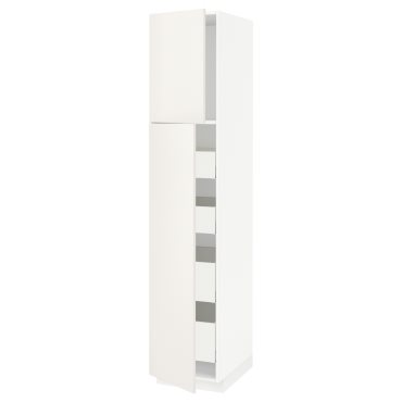 METOD, high cabinet with 2 doors/4 drawers, 40x60x200 cm, 294.641.98