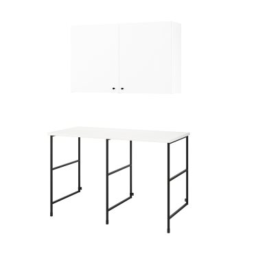 ENHET, storage combination for laundry, 139x63.5x85.5 cm, 294.774.74
