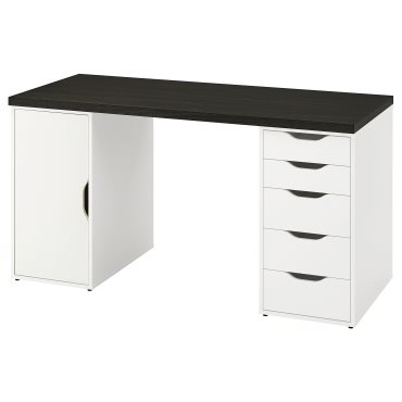 LAGKAPTEN/ALEX, desk, 140x60 cm, 295.215.56