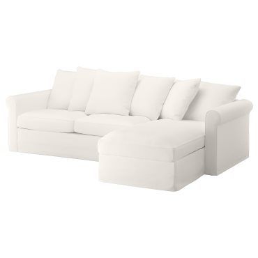 GRONLID, τριθέσιος καναπές-κρεβάτι με σεζλόνγκ, 295.365.48