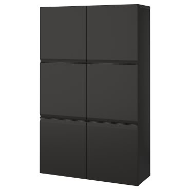 BESTÅ, storage combination with doors, 120x42x193 cm, 295.693.55