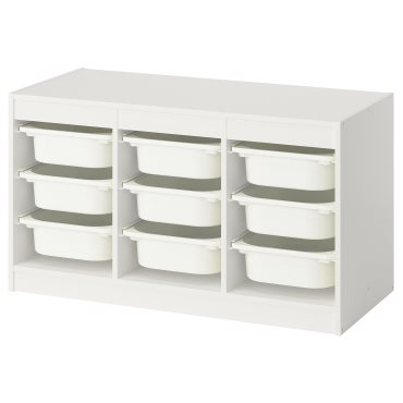 TROFAST, storage combination with boxes, 99x44x56 cm, 295.744.51