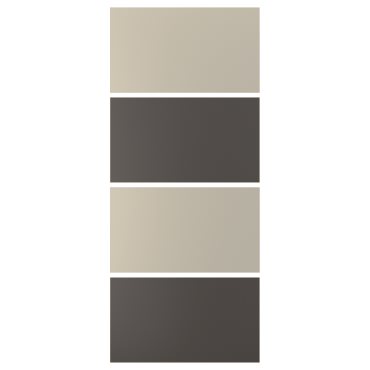 MEHAMN, 4 panels for sliding door frame, 100x236 cm, 305.109.05