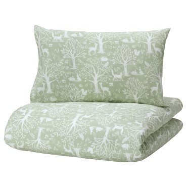 TROLLDOM, duvet cover 1 pillowcase for cot, 110x125/35x55 cm, 305.143.95