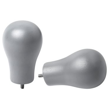 VITSKRÅP, finials/wood, 1 pair, 305.648.42