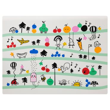 GRONFINK, place mat, 30x40 cm, 305.724.13