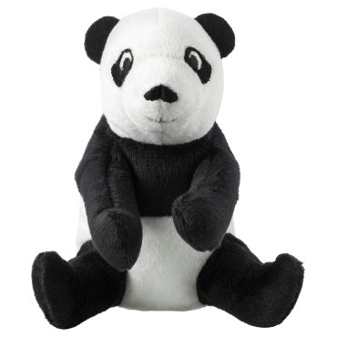 DJUNGELSKOG, soft toy/mini/panda, 11 cm, 306.061.06