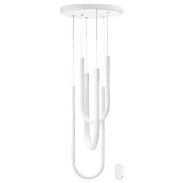 VARMBLIXT, smart pendant lamp with built-in LED light source, dimmable, 306.252.23
