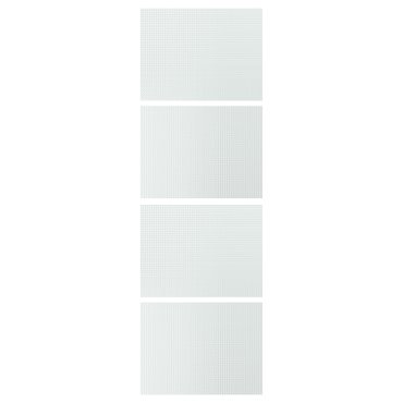 LUNDBRÄSMA, 4 panels for sliding door frame, 75x236 cm, 306.292.35