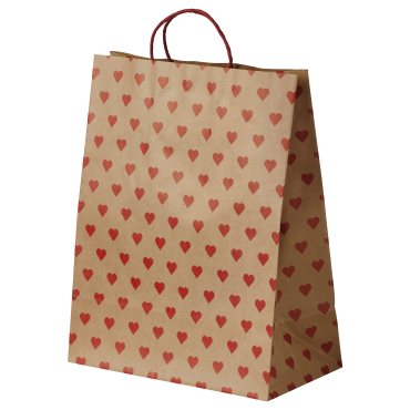 VINTERFINT, paper bag with handles, 30x38 cm, 306.322.52