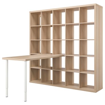 KALLAX/LAGKAPTEN, desk combination, 182x159x182 cm, 394.816.54