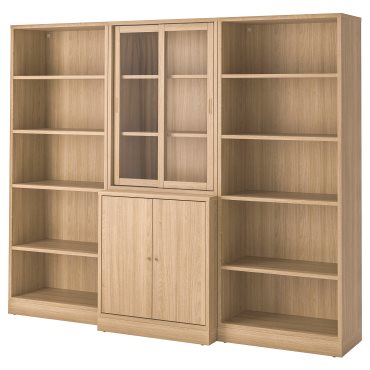 TONSTAD, storage combination with sliding glass doors, 82x201 cm, 395.150.60