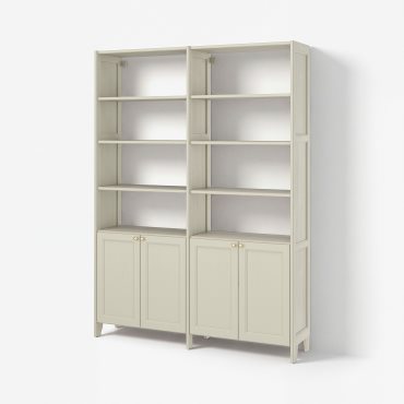 GULDDRAGARE, storage combination with 4 doors and shelves, 159x37x216 cm, 396.124.57