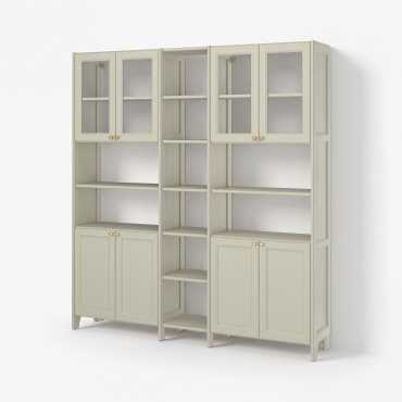 GULDDRAGARE, storage combination with doors and shelves, 200x37x216 cm, 396.124.62