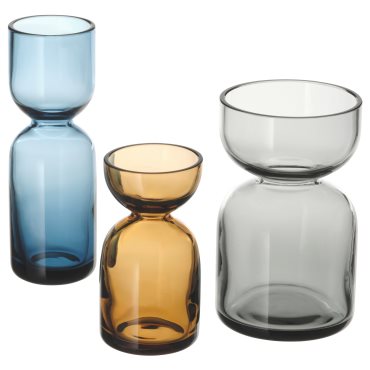 DAKSJUS, vase, set of 3, 405.671.09
