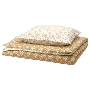 ORMÄNGSFLY, duvet cover and pillowcase, 150x200/50x60 cm, 405.852.69