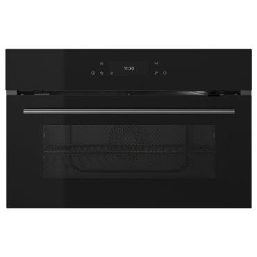 SPJUTBO, true fan oven with microwave/air fry/grill function/black/IKEA 700, 406.002.79