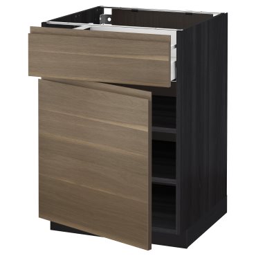 METOD/MAXIMERA, base cabinet with drawer/door, 60x60 cm, 494.690.86