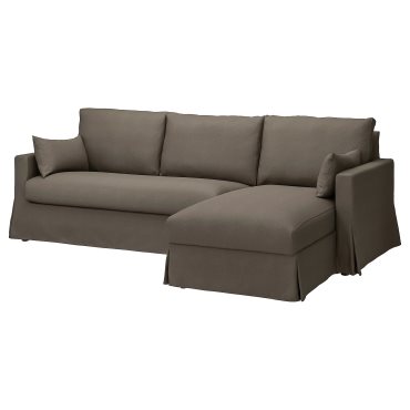 HYLTARP, 3θέσιος κανπές με σεζλόνγκ, δεξιά, 494.958.20