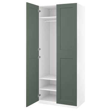 PAX/GRIMO, wardrobe combination, 100x60x236 cm, 495.792.35