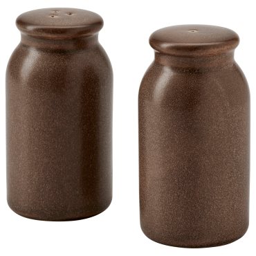 BRUGDHAJ, αλατιέρα/πιπεριέρα, σετ 2 τεμ. 9 cm, 505.961.73