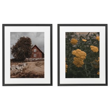 KNOPPÄNG, frame with poster/countryside living, 40x50 cm, 506.018.67