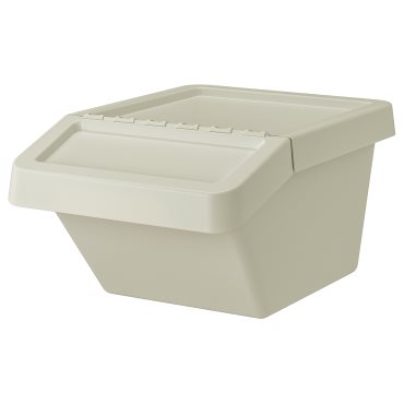 SORTERA, sorting bin with lid, 37 l, 506.020.94