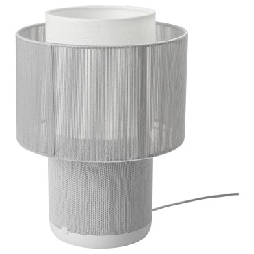 SYMFONISK, speaker lamp with Wi-Fi/textile shade, 594.309.27