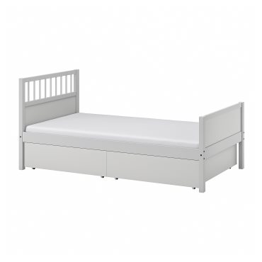 SMYGA, bed frame with storage, 90x200 cm, 594.441.42