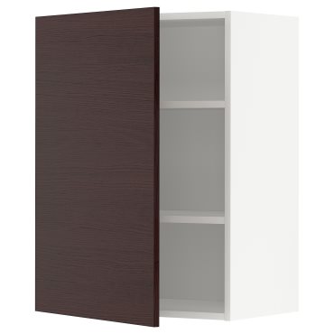 METOD, wall cabinet with shelves, 60x80 cm, 594.521.46