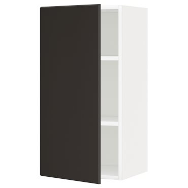 METOD, wall cabinet with shelves, 40x80 cm, 594.584.93