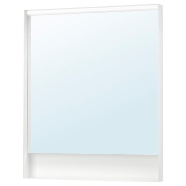FAXALVEN, καθρέφτης με ενσωματωμένο φωτισμό, 80x95 cm, 595.167.04